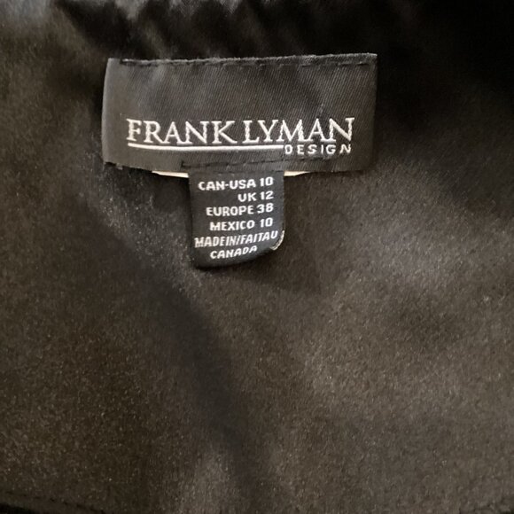 Frank Lyman Jacket Size 10  Womens Textured Long Sleeve Zipper Sheen‎ Multicolor - Picture 2 of 8